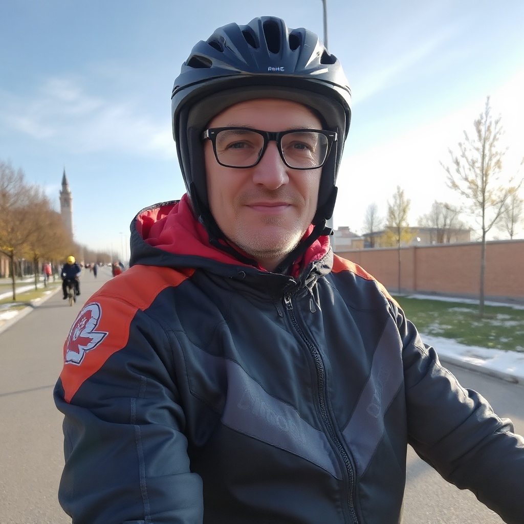 Сім'я їде на велосипедах уздовж узбережжя